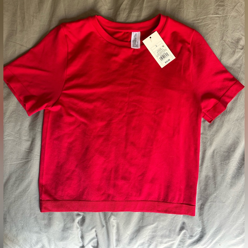 NWT! A New Day Red T-shirt size large